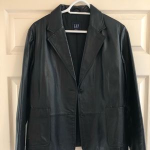 Vintage Leather Blazer- Gap 😎